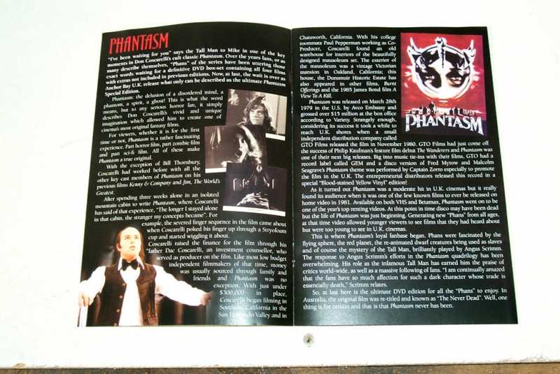 Phantasm Digipack 5 Disc Limited Edition Box Set