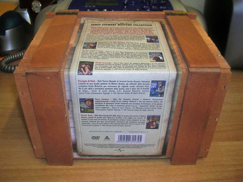 James Stewart, The - Western Collection - R2 ITA 7DVD Wooden Box